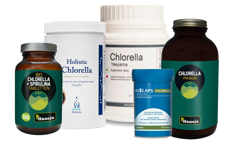 Produkty z Chlorelli
