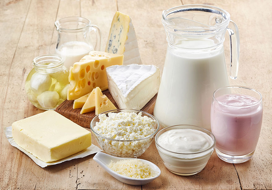 Laktoferyna w produktach mlecznych